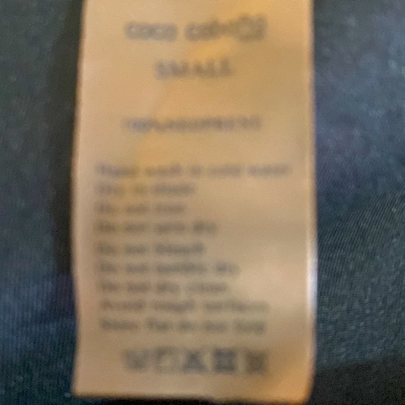 Black neoprene bikini swim bottoms - Picture 3 of 4